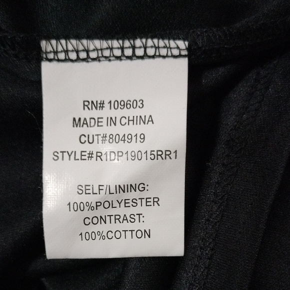 Rabbit Rabbit Rabbit Elegant Black Mini Dress - Picture 6 of 6